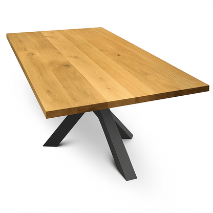 Massivholztisch Eiche 1800 x 900 mm, gerade Kante